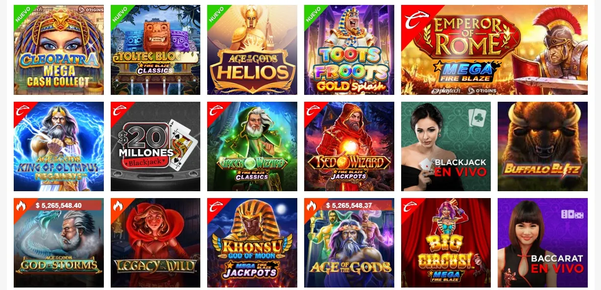 juegos casino en línea