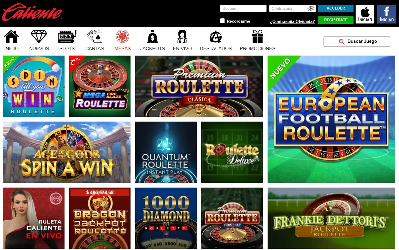ruleta mx casinos online mexico